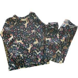 Gap Kids Navy Unicorn Pajama Set